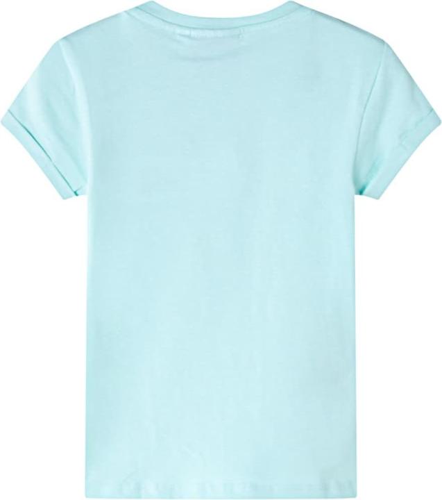 Actual product image VidaXL Children's T-shirt light blue 128,Material: 95 % cotton. 5 (128)
