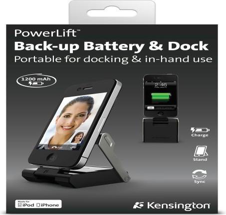 Immagine prodotto Kensington PowerLift 1200mAh 30 Pin (1200 mAh, 4.44 Wh)