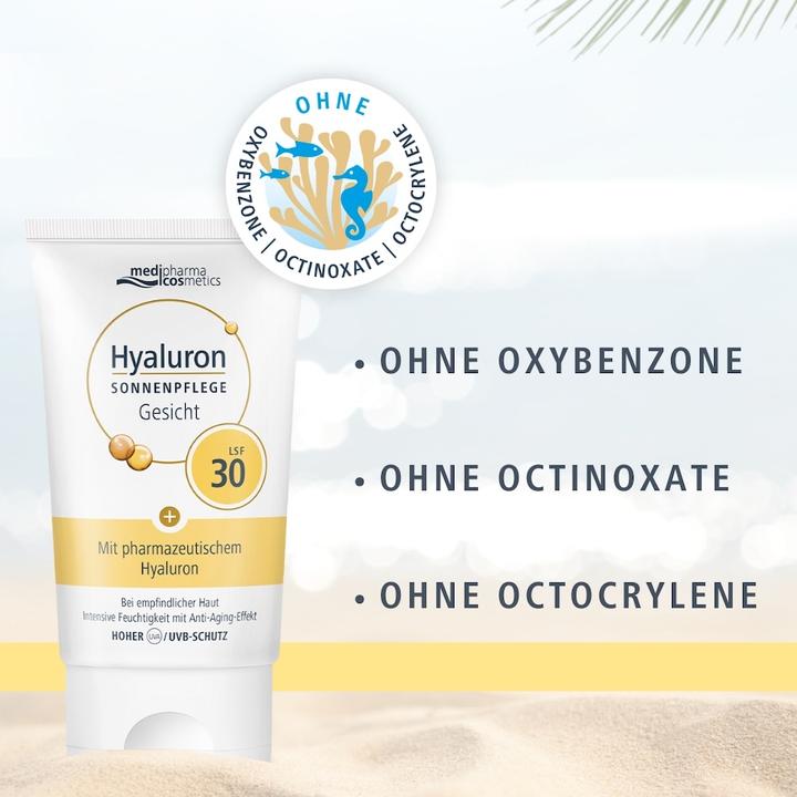 Produktbild Dr. Theiss Hyaluron Sonnenpflege Gesicht LSF 30, 50 ml CRE (Sonnencreme Gesicht, SPF 30, 50 ml)