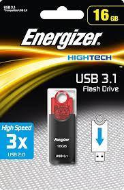 Energizer Push Flash Drive16GB USB 3.1 (16 GB, USB 3.1)
