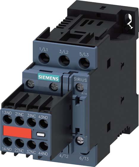 Image du produit Siemens Contacteur de puissance 11kW 3S 24VDC 2S+2Ö/Hilf 3RT2026-1DB44-3MA0