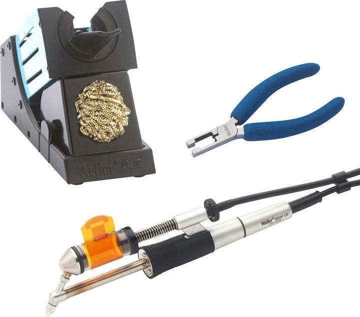 Actual product image Weller Erem Desoldering iron WXDP 120, with tray WDH70 (Soldering bit)