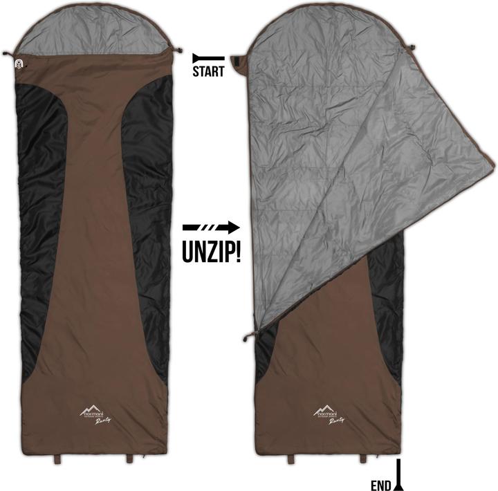 Image du produit Normani Sac de couchage Ultralight Touring - Sac de couchage d'été - 8474 (210 cm)