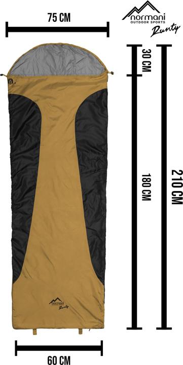 Produktbild Normani Ultralight-Schlafsack Touren-Sommerschlafsack (210 cm)