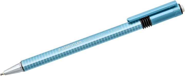 Produktbild Staedtler Druckbleistift triplus micro 774, hellblau Minenstärke: 1,3 mm, extra langer Radierer zum herausdre (1.30 mm, B, 1 x)