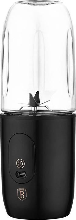 BerlingerHaus To-go blender with USB, black-pink-gold, 120-130 W (130 W)