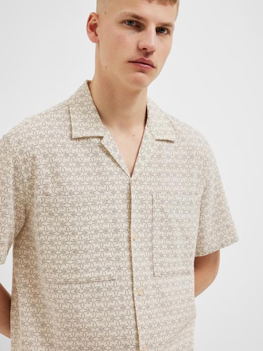 Actual product image Selected Homme Cotton short sleeve shirt (XL)