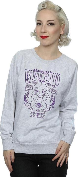 Actual product image Alice In Wonderland Womens/Ladies Adventures Heather Sweatshirt (XXL)