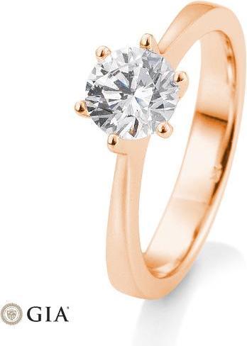 Actual product image Breuning 6 prong set 0.80-1.50 ct. (51, 585/14 K Gold)
