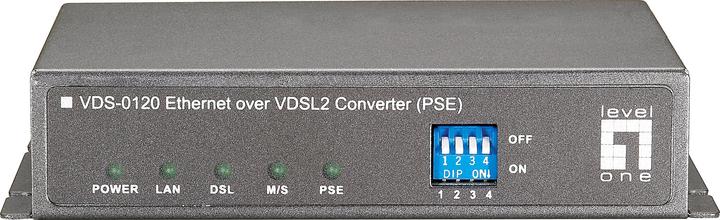 Actual product image LevelOne VDS-0120: Media Convert. RJ45-DSL (Media converter)