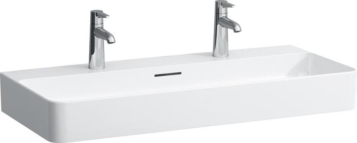 Actual product image Laufen Countertop washbasin VAL 950x420mm w ÜL 2 HL version white (420 mm, 950 mm)