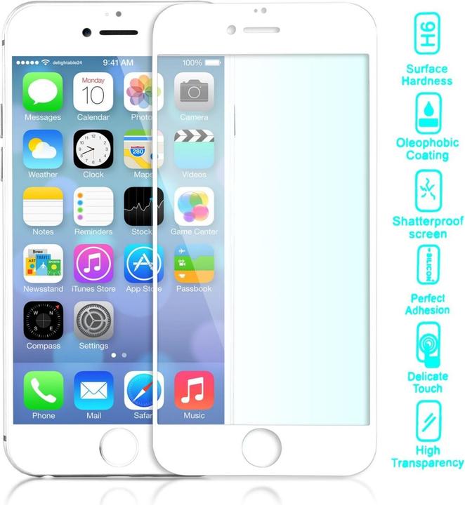 Produktbild Nalia Schutzglas (1 Stück, Apple iPhone 6s Plus, Apple iPhone 6 Plus)