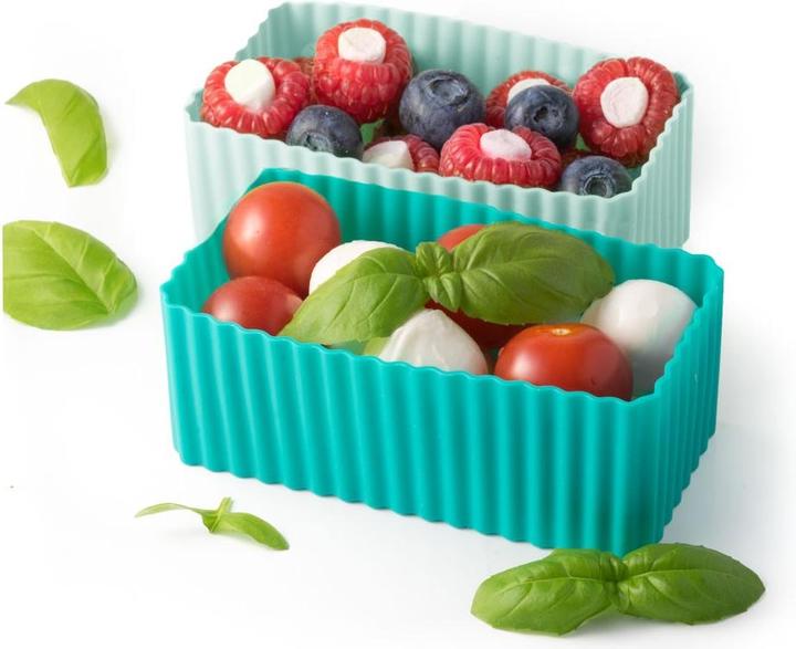 Immagine prodotto Lekkabox Stampi in silicone Bento, set di 2 - Tazze Patell