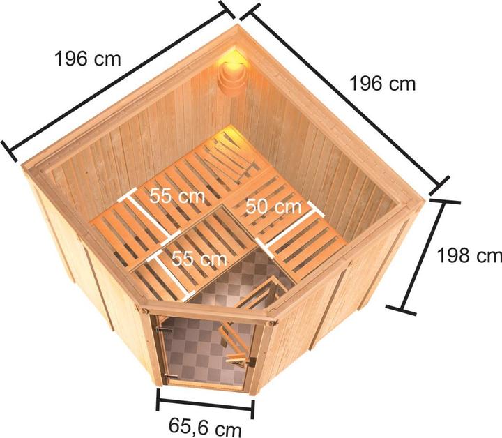 Produktbild Karibu Kotka (9 KW interne Steuerung)