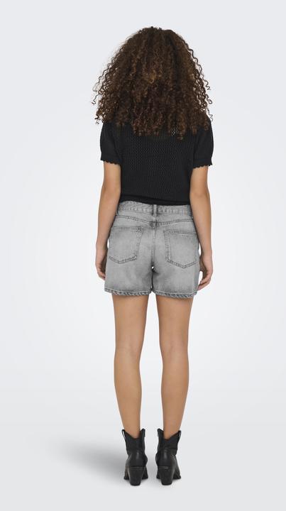 Image du produit Only ONLELLA Mittlere Taille Normal geschnitten Jeans-Shorts Jeans-Shorts (L)