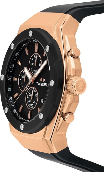 Produktbild TW-Steel CE4103 CEO Tech Chronograph Herrenuhr 44mm 10ATM (Chronograph, 44 mm)