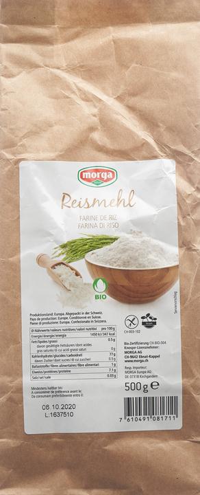 Produktbild Morga Reismehl (500 g)