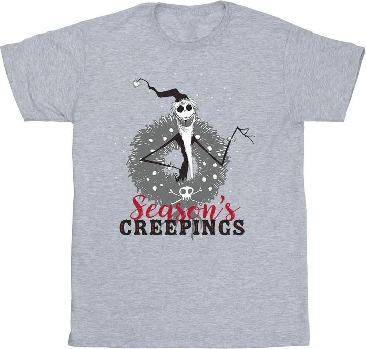 Disney The Nightmare Before Christmas Seasons Creepings Wreath TShirt (XL)