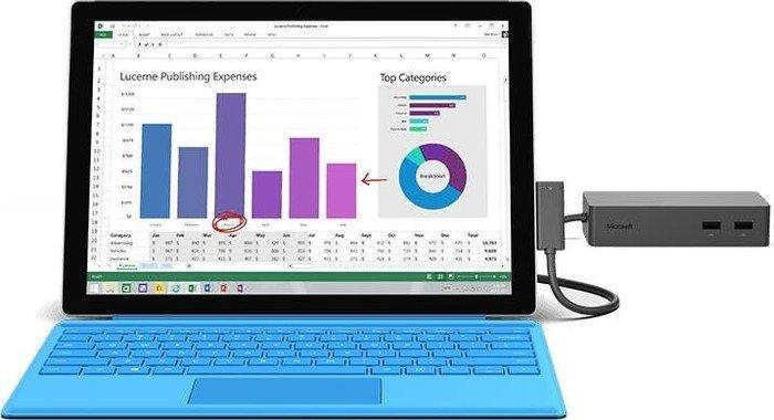 Actual product image Microsoft PF3-00009 (Docking port (proprietary), 8 Ports)