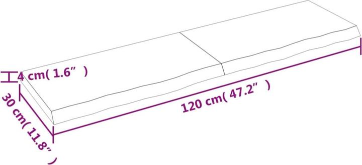 Image du produit VidaXL Emerald (120 x 30 x 4 cm)