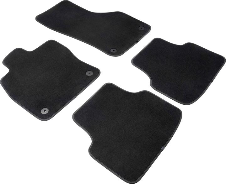Walser Set de tapis de voiture premium SKODA (1 jeu de 4 tapis de sol)