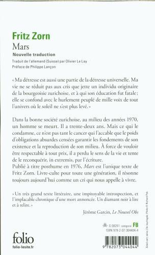 Produktbild Mars : récit (Französisch, Zorn Fritz, 2024)