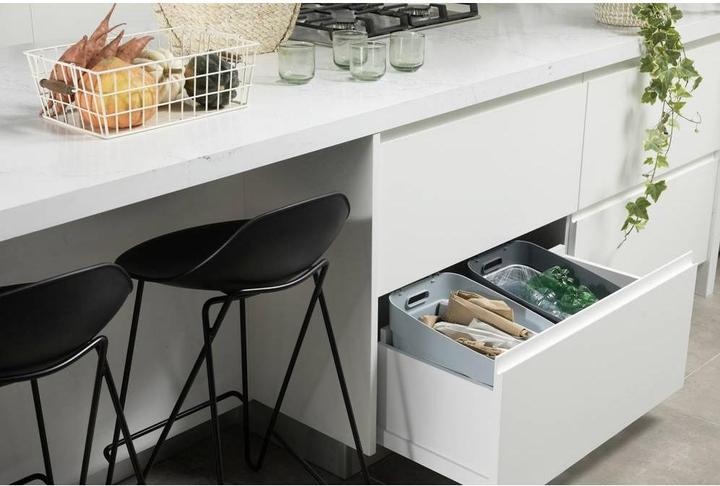 Actual product image Curver Ready to Collect 254717 Waste separation system plastic White, dark grey, G (60 l)