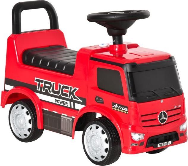 Produktbild Swisshandel24 Kinderfahrzeug Rutscherauto Rutscherfahrzeug von Mercedes ANTOS-LKW-Stil mit Licht für Kinder von 12