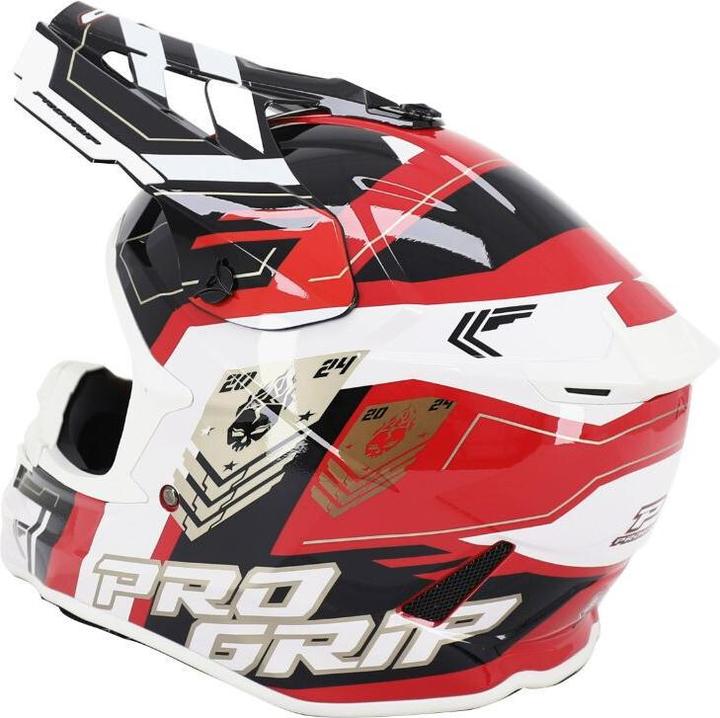 Produktbild ProGrip Motorrad-Cross-Helm (XL)