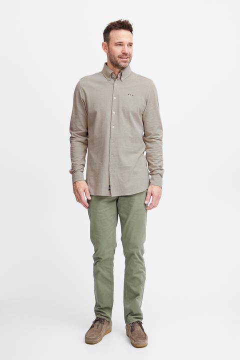 Actual product image FQ1924 FQSteven piqué knitted LS shirt 21900613 (S)