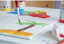 Actual product image Mucki Craft paints (White, Yellow, Green, Blue, Black, Red, 480 ml)