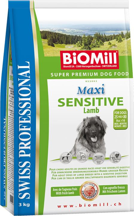 Actual product image Biomill Professional Adult Maxi Sensitive Lamb & Rice (Adult, 1 pcs., 3000 g)