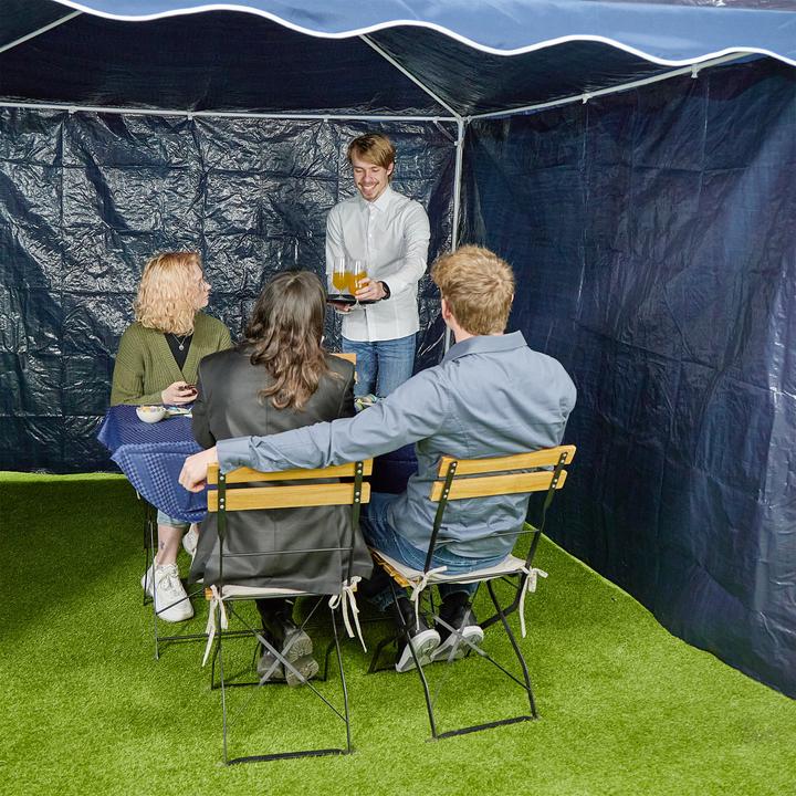 Actual product image Relaxdays 3x gazebo side parts (10 cm, 300 cm)