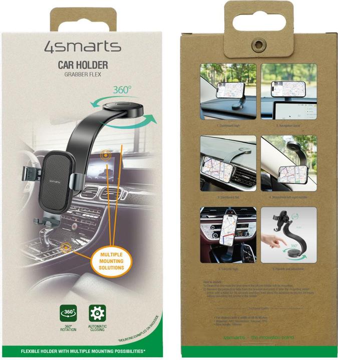 Immagine prodotto 4smarts Staffa Grabber Flex grigio / nero