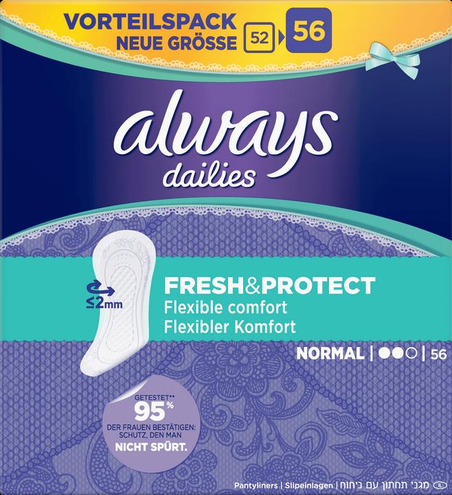 Produktbild Always Dailies Fresh&Protect (56 x, Damenbinden)