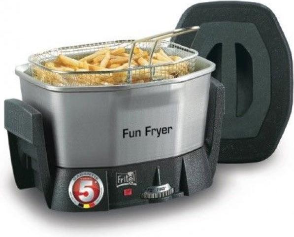 Fritel FF 1200 Eins/Eine(r) Eigenständig Fritteuse Anthrazit, Metallisch