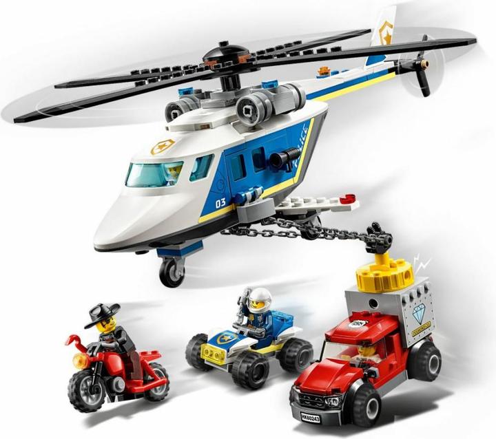 Image du produit LEGO Poursuite par hélicoptère de la police (60243, LEGO City)