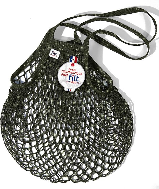 Produktbild Filt - Einkaufsnetz mit langem Griff khaki glitter