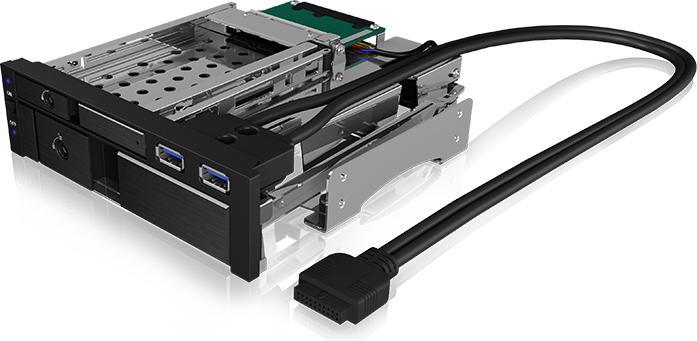 Actual product image Icy Box IB-174SSK-U - Mobile Storage Rack - 2.5", 3.5" (6.4 cm, 8.9 cm)