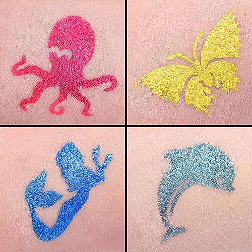 Image du produit Grimas Kit de tatouage paillettes Aqua
