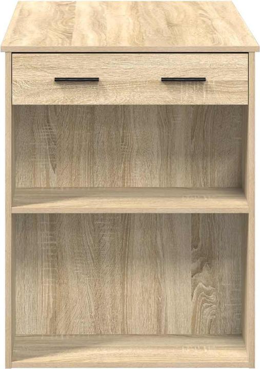 Produktbild VidaXL Schreibtisch mit Schubladen Ablage Sonoma-Eiche 102x62x77,5 cm