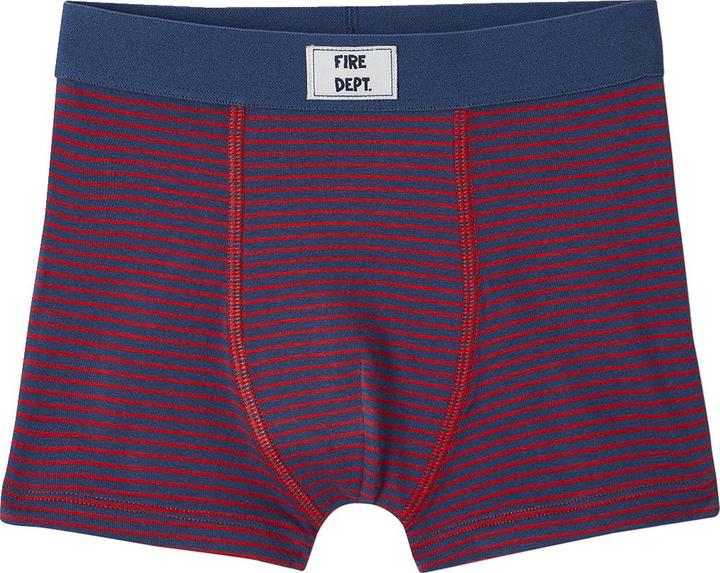 Image du produit Vertbaudet Lot de 5 boxers garçon en coton bio, pompier (140, Pack de 5)