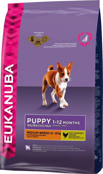 Actual product image Eukanuba Puppy Medium Breed Chicken (Junior, 1 pcs., 15000 g)