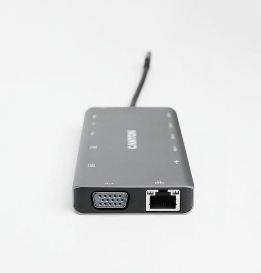 Actual product image Canyon CNS-TDS12 Docking station (USB-C, 13 Ports)