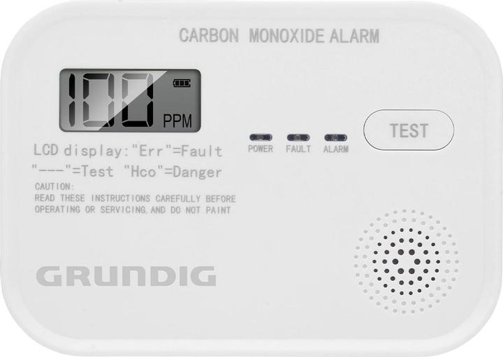 Immagine prodotto Grundig Kohlenmonoxid-Melder mit LCD-Display, 3er-Set