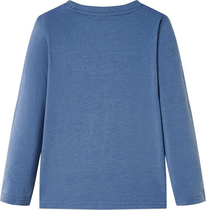 Immagine prodotto VidaXL Camicia da bambino a maniche lunghe blu melange 92,Materiale: 60 (92)