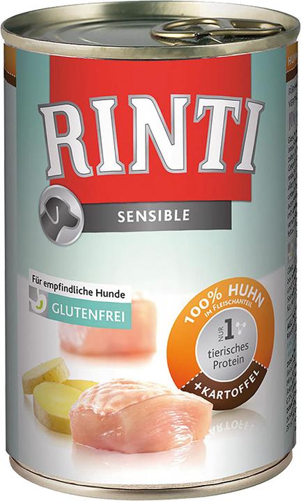 Actual product image Rinti Sensitive Chicken & Potatoes (Adult, 1 pcs., 400 g)
