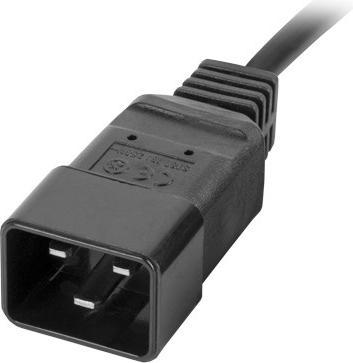 Produktbild Lanberg PDU-02I1908I-0200-C20-BK Stromverteilereinheit (PDU) 10 AC-Ausgänge 1U