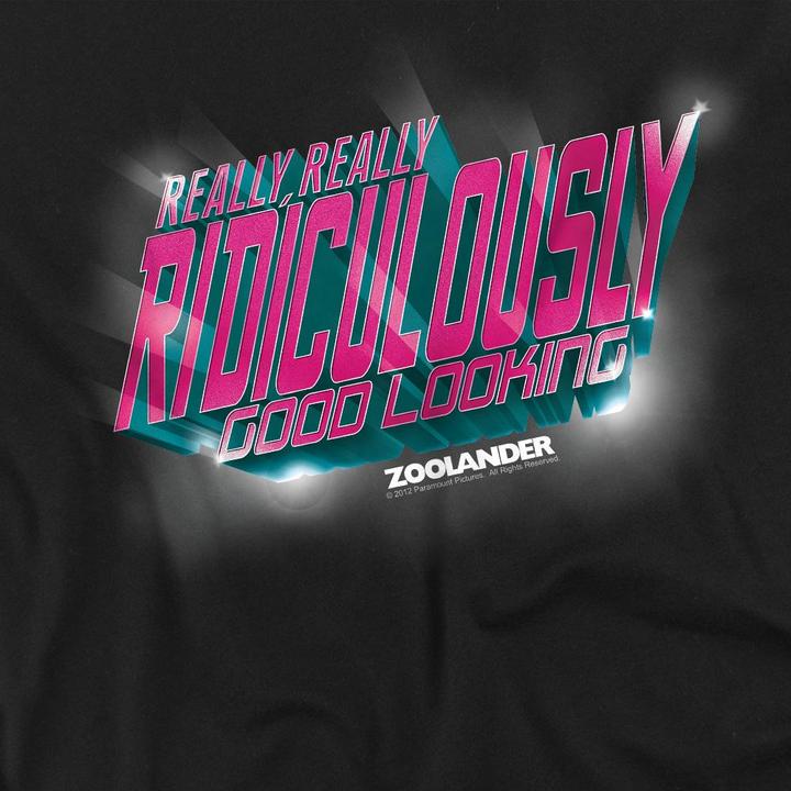 Immagine prodotto Zoolander Ridiculously Good Looking Maglietta Adulto Unisex (S)