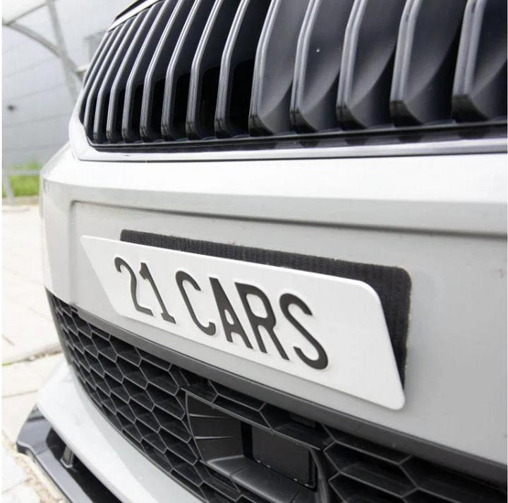 Produktbild 21cars Klett Wechselschild (Front + Heck, Langformat)